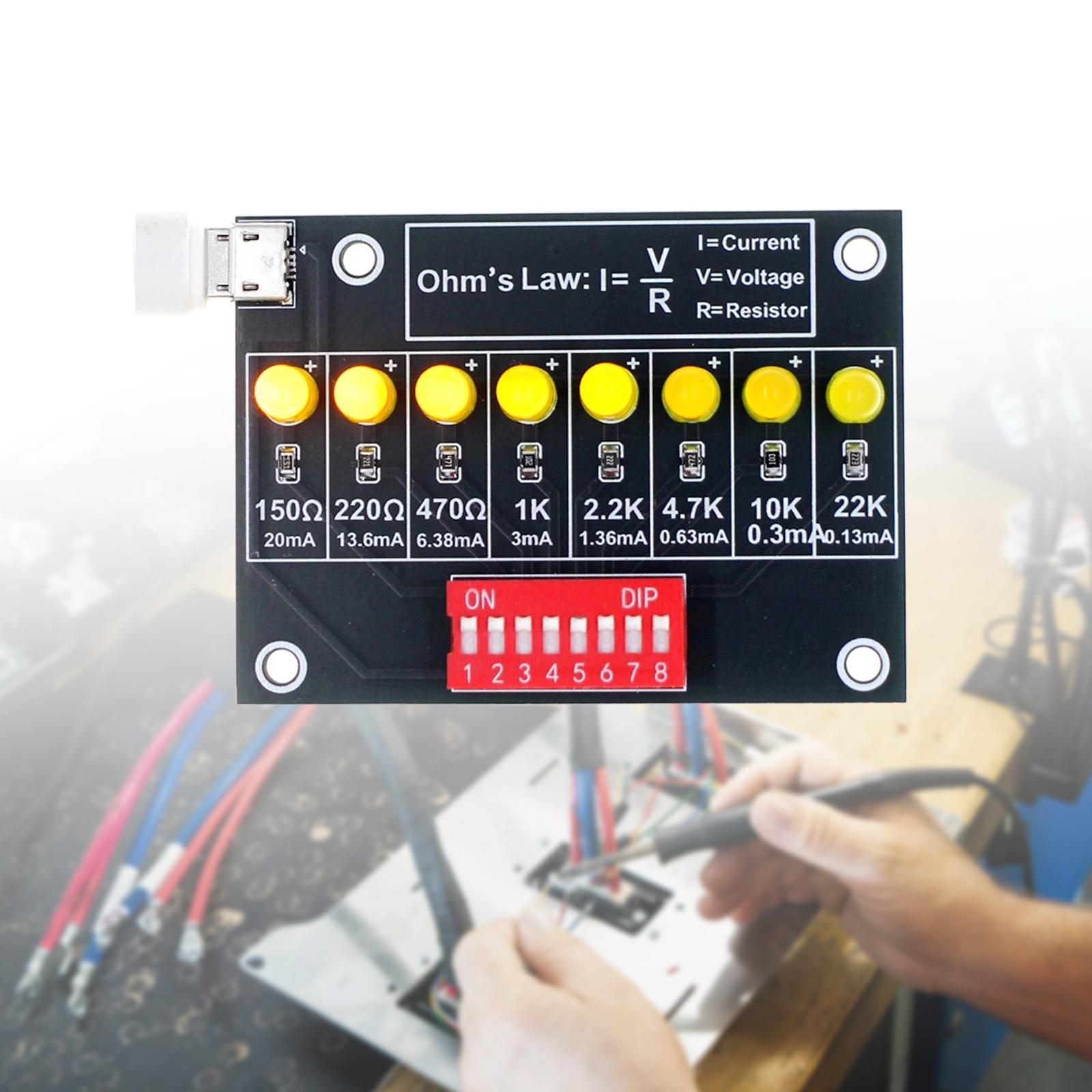 Diy Electronics Learning Kit - DIY Soldeerpraktijkset Ohm's Wet Leerbord Metaal