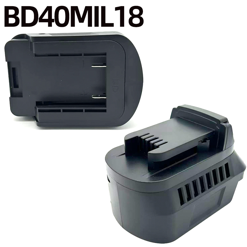 Black+Decker Tool Cordless - BD40MIL18-batterijadapter, geschikt voor Black&Decker 40V lithium-ionbatterijen,