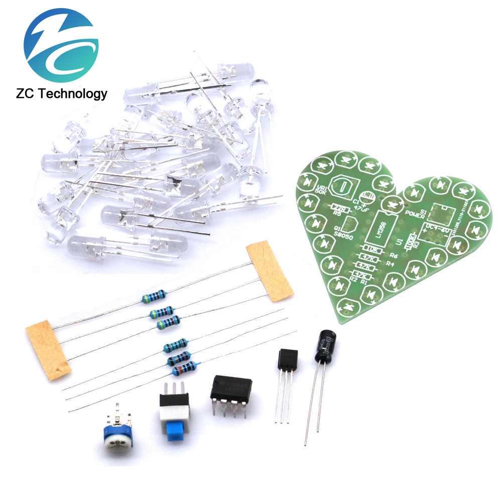 Diy Kit Hart Vorm Ademhaling L - Diy Electronics Learning Kit recensie en prijs